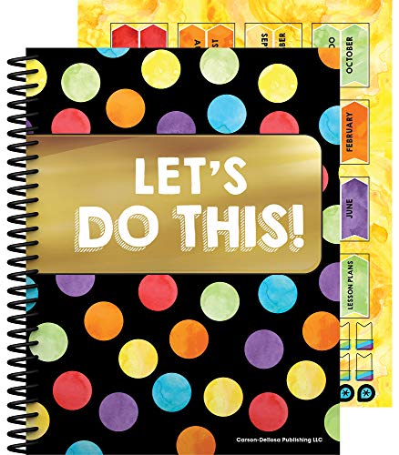 Celebrate Learning Academic Teacher Planner―Undated Weekly Monthly Plan Book, Lesson Planner and Record Organizer for Classroom or Homeschool (8.4 x 10.9 )