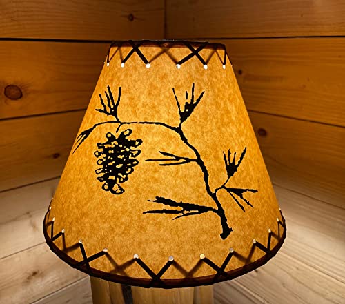 Generic Rustic Pine Cone Scene Lamp Shade thumb #1