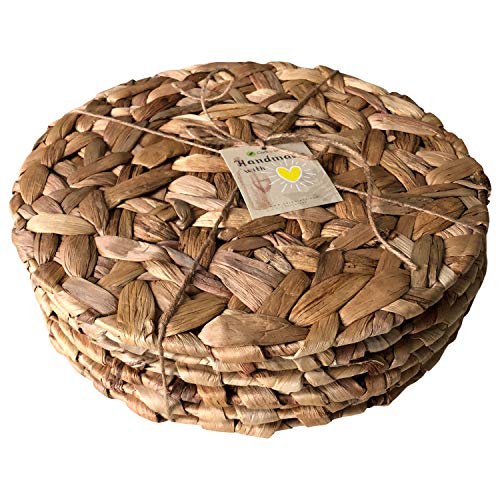 Platos cargadores redondos de corcho Cork & Leaf, pack 6 miniatura 1