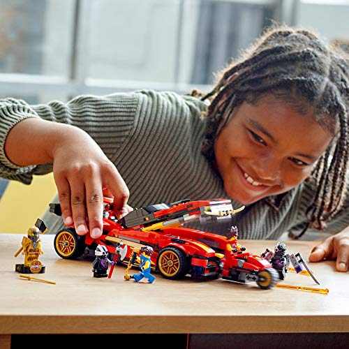 NINJAGO Legacy X-1 Ninja Charger 71737 Ninja Toy Building Kit Featuring Motorcycle and Collectible Minifigures, New 2021 (599 Pieces) - Lego - Immagine 2