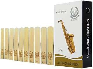 Rhythm Alto Saxophone Reeds for Alto Sax Strength 2.5; Box of 10