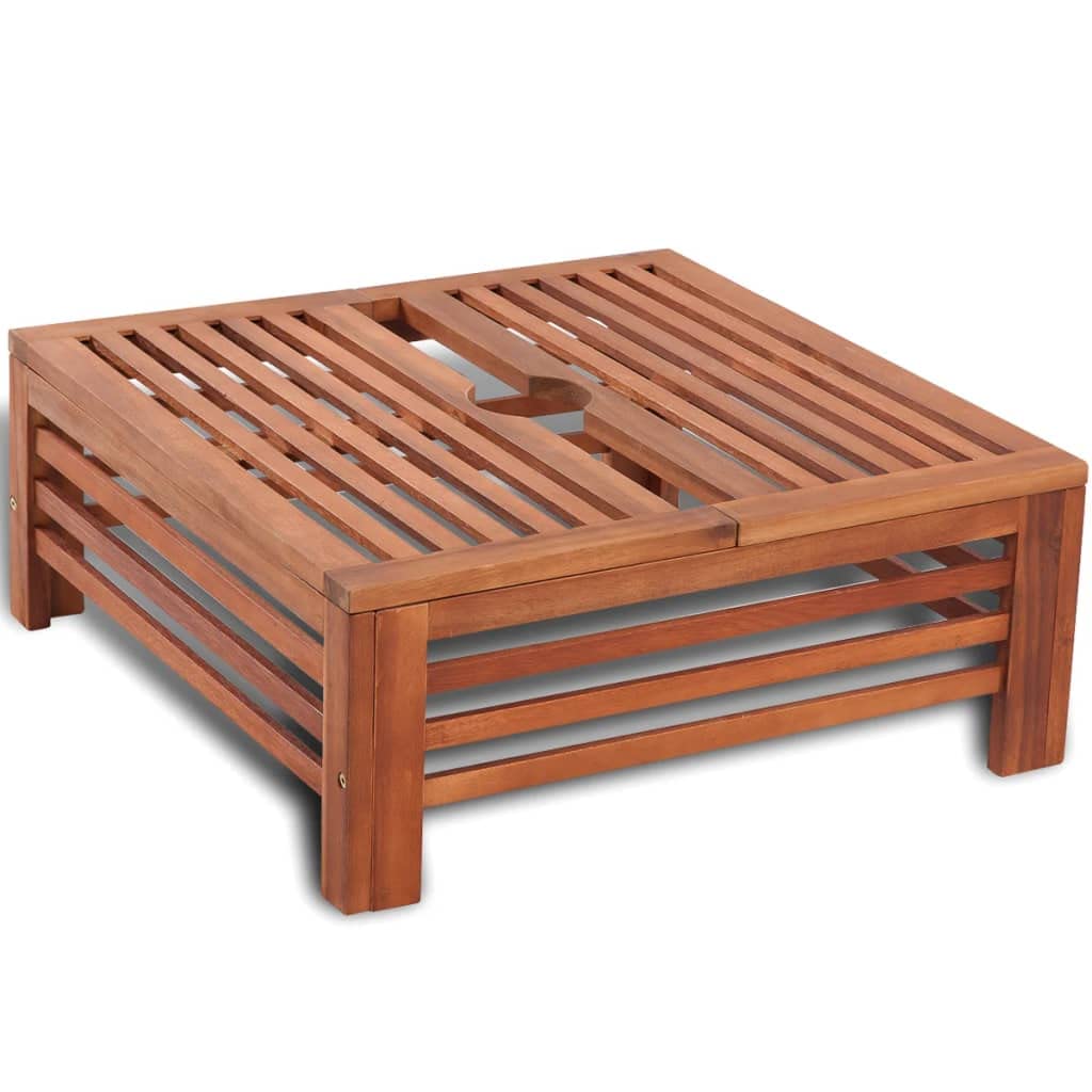 vidaXL Couverture de Support de Parasol en Bois