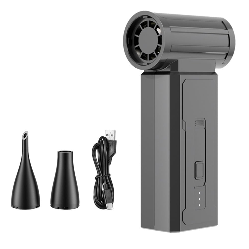 Cpolebev Mini Fan Air Blower Portable Cordless Computer Keyboard Cleaner 100000RPM Brushless Turbo Fan Air Duster