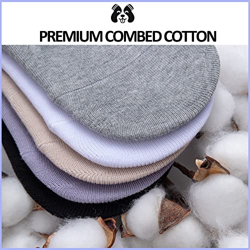 No Show Socks for Women Size 4-7/7-10/10-13 Invisible Low Cut Cotton Breathable Liner Socks With Non Slip Grips2