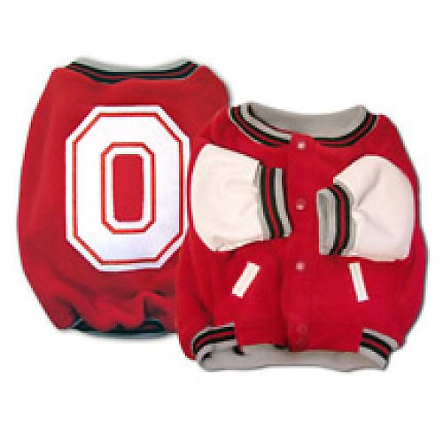 Sporty K9 Ohio State Varsity Dog Jacket Design 2 Small Amazon.in
