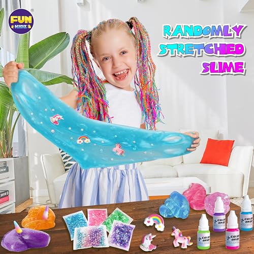 Fun Kidz 990D7062 Fluffy Unicorn Slime Kit For Girls, Funkidz Cloud Slime Gift thumb #7