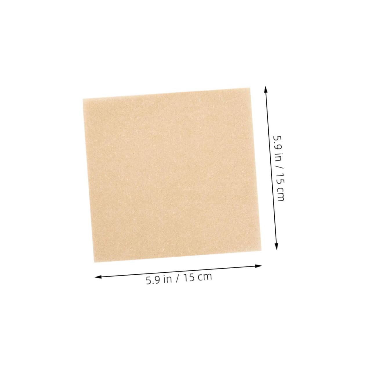 VOSAREA 500pcs Non-stick Baking Paper Sheets Parchment Paper for Baking Burger Paper Sheets