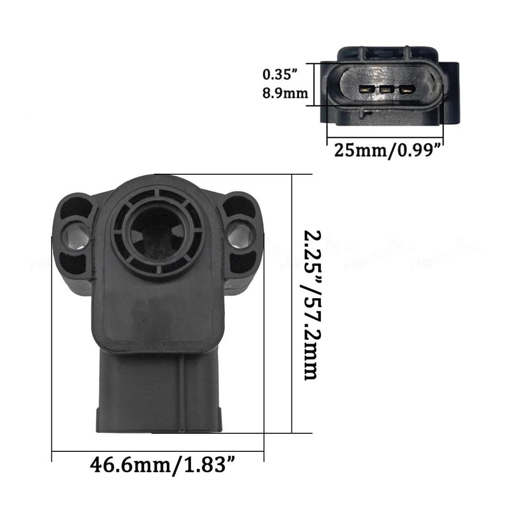 Sensor de posición del Acelerador Apto for Ford Focus DAW (VII) Escort Tracer 2.0 F6CF-9B989-BA F6CF9B989BA, F6CF 9B989 BA