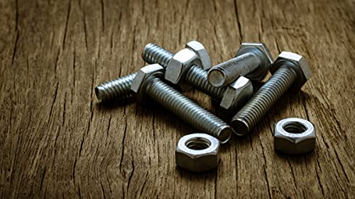 Sechskantschrauben Sortiment M8 // 10mm-55mm 130 tlg. Schraubenbox DIN 933 Vollgewindeschrauben Maschinenschrauben Gewindeschrauben Sechskantschrauben