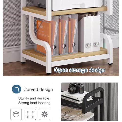 Meuble audio stéréo bois pour organiser décodeur, console et platine - 6