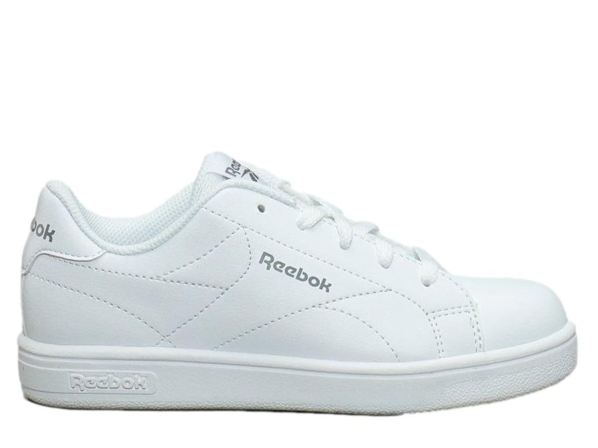 Reebok Unisex Kids Court Clean Sneaker, White Grey4, 6 UK