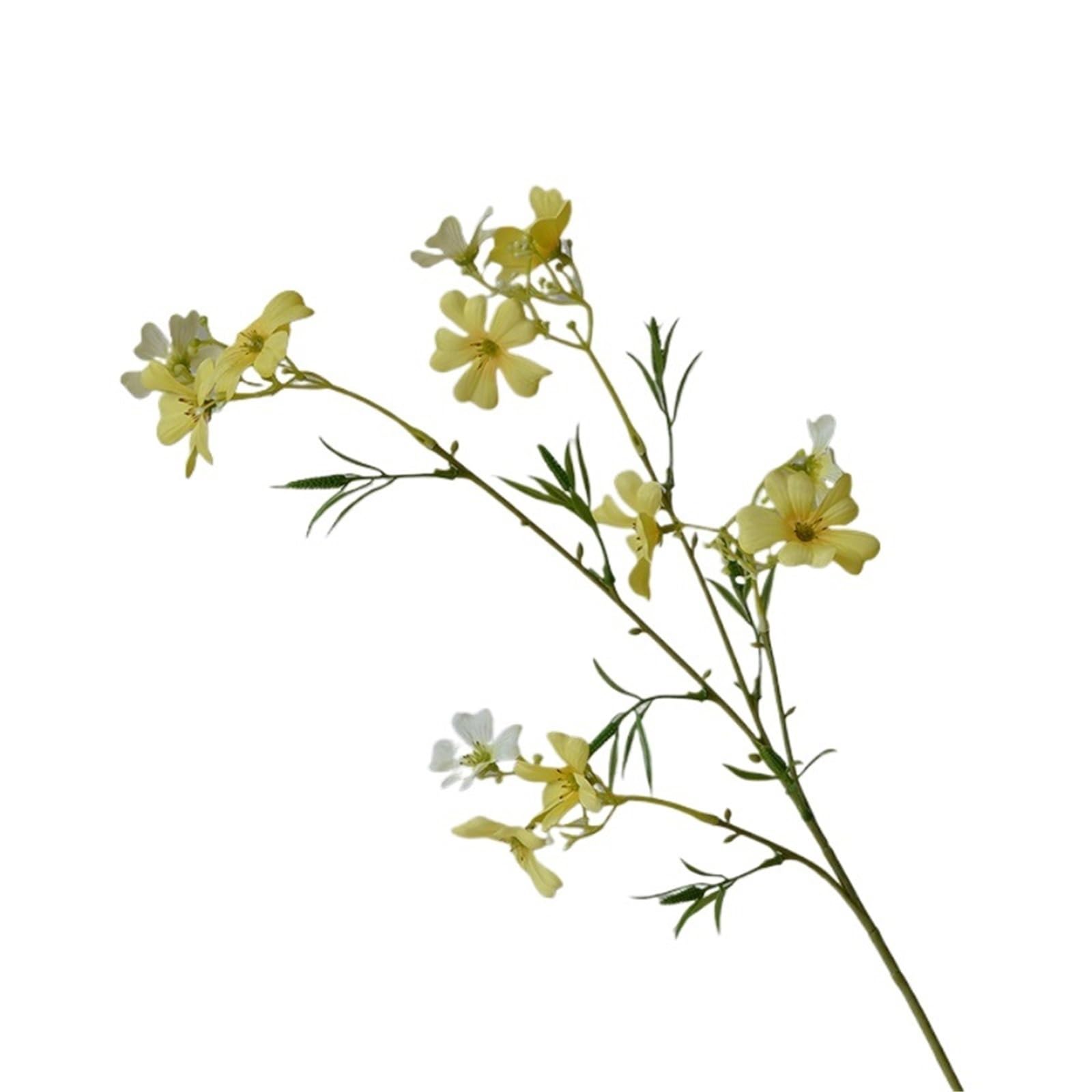FonHNDG Artificial Flower Branches 5 Pcs Artificial Flowers Silk Daisy Party Garden Wedding Photo Props Decor(Color4)