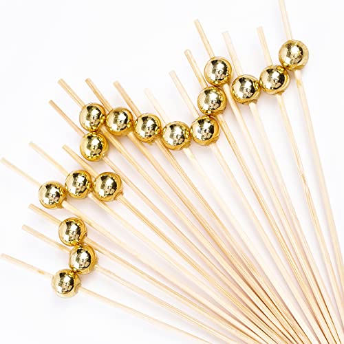 PuTwo handgemachte hölzerne Cocktailspieße, 100 Stück, Zahnstocher, Partyzubehör, Cocktailsticks, Cocktail Pick für… - Image 6