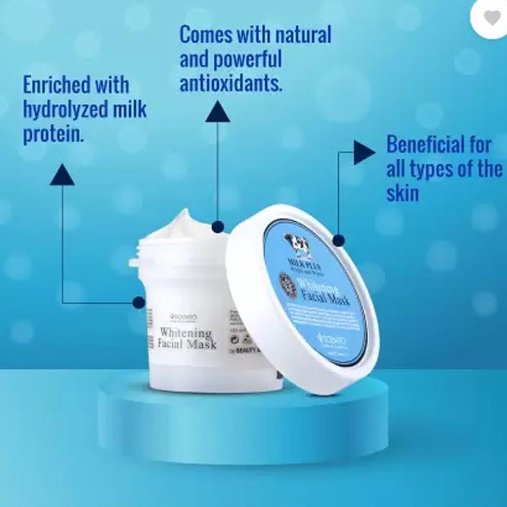 Amazon.com : SCENTIO MILK PLUS Q10 FACIAL MASK 100 ML. : Beauty