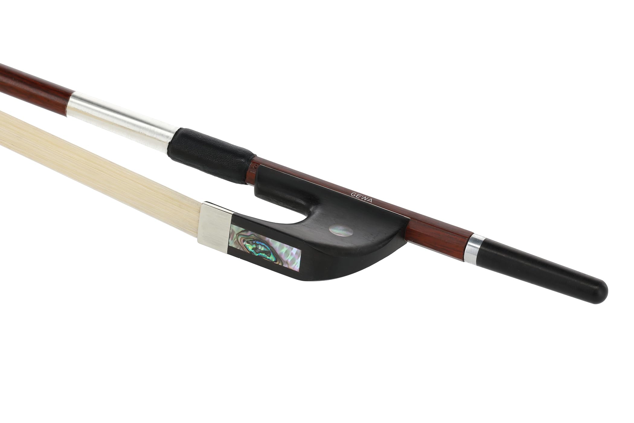 GEWA Arco de Contrabajo Carbon Student 4/4 - Apariencia de Madera Marrón Oscuro - Modelo Alemán