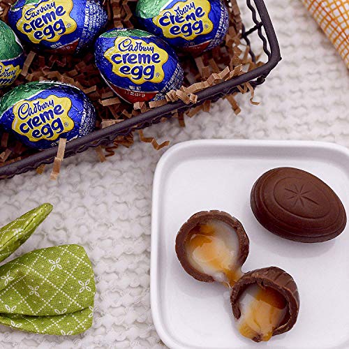 Cadbury Creme Eggs (1.2 Oz.) Delicious Chocolate & Fondant Candy, Wrapped, Bulk - Not Just For Easter! Great for Gifts, Holidays, Baking, & Treats On The Go! (20 Count)