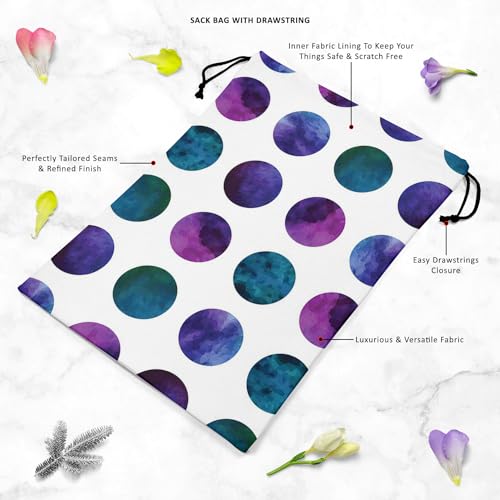 Image of ArtzFolio Gradient Circles | Reusable Sack Bag | Bag for Gym, Storage, Vegetable & Travel