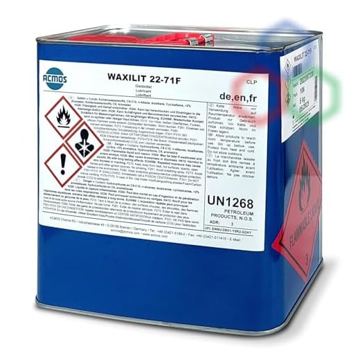 ACMOS WAXILIT 22-71 F Gleitmittel – 5 kg Kanister für Pump-Automaten & Holzbearbeitungsmaschinen, Hochleistungs-Schmiermittel, schützt Werkzeuge & erleichtert Materialfluss