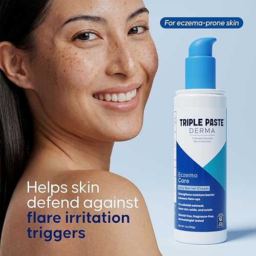 Image of Triple Paste Derma Eczema Barrier Cream, Colloidal Oatmeal & Ectoin, 7 oz