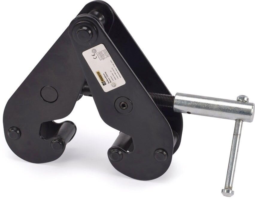 Attache de Poutre Noir 1t - 75-230 mm