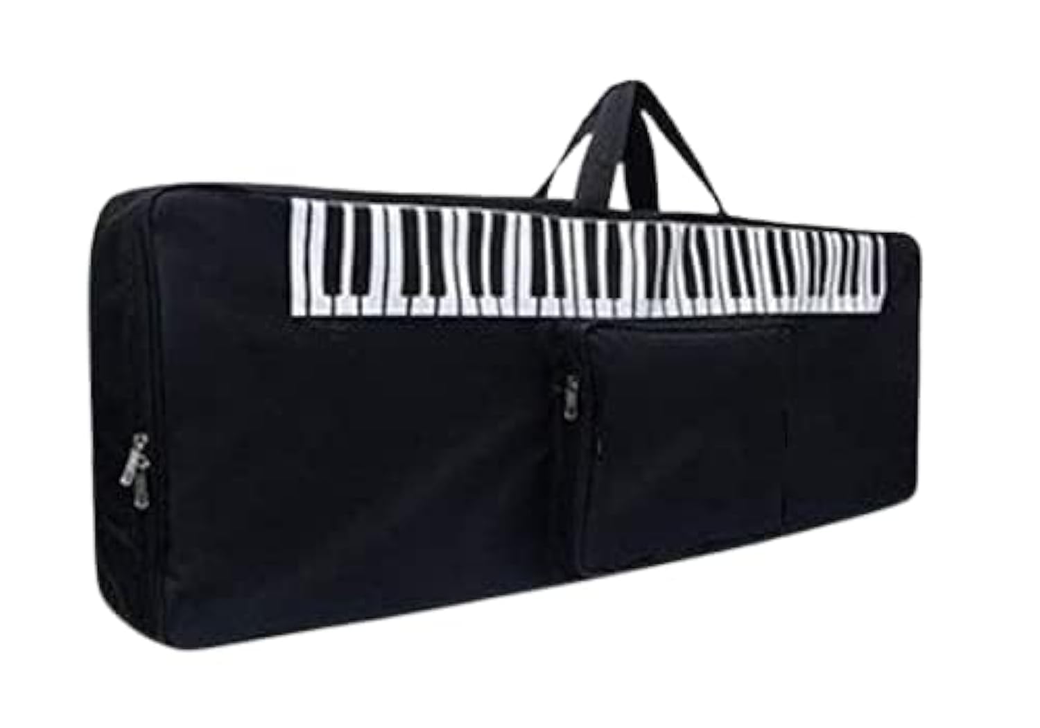 STANDZO Keyboard Piano Print Bag Case Cover for Yamaha PSR E243, E253, E263, E273, E283 with Front Pocket - Black-image-41