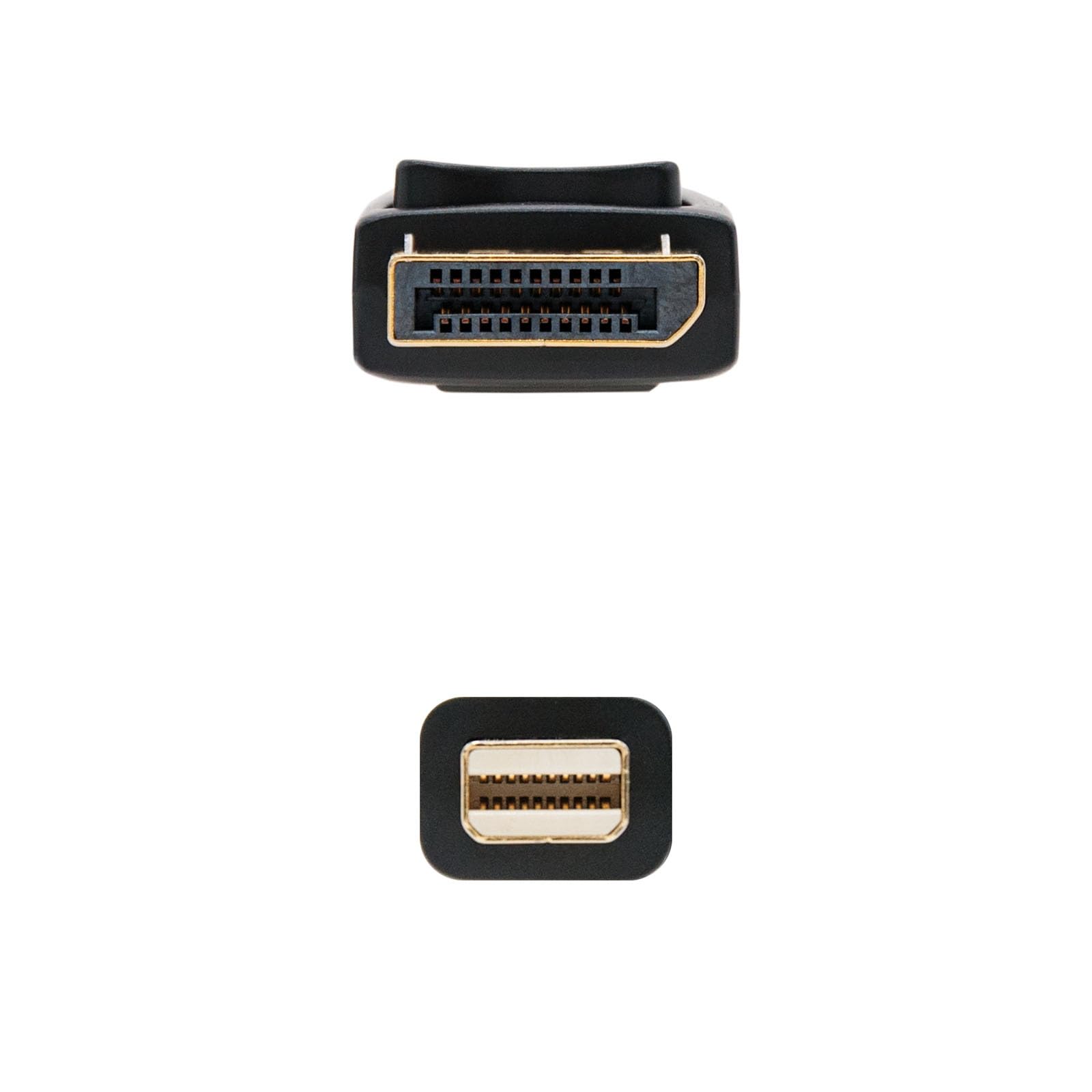 Mini DisplayPort to DisplayPort Cable with Male Connectors on Both Ends (Mini DP/M to DP/M) Length 2 Meters Ideal for Connecting Computers with Mini DisplayPort Output to Computer Monitor Monitor