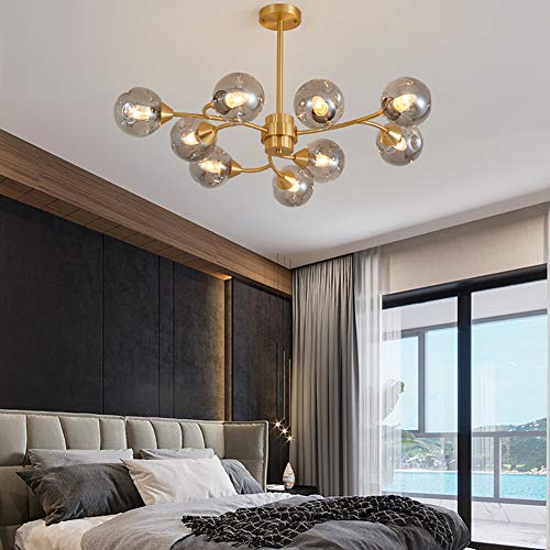 Lámparas de techo modernas: modelo de 9 luces para iluminación de salón 7