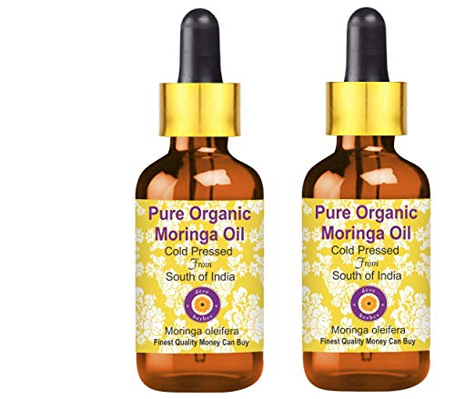 Huile de moringa pure et biologique Deve Herbes pressée à froid soin cheveux et peau