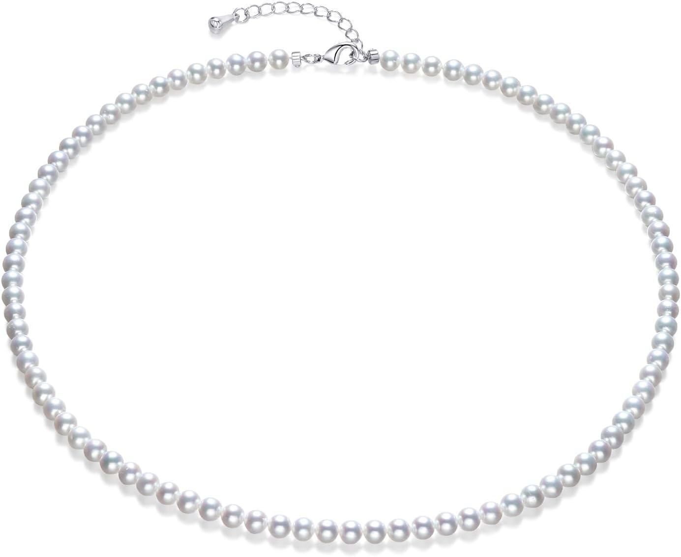 Natural Pearl Necklaces for Women AAAA Freshwater Pearl Strands Pearl Choker Necklace Pearls Jewelry Gifts for Wife Mom Girlfriend Her Christmas Wedding Birthday Anniversary