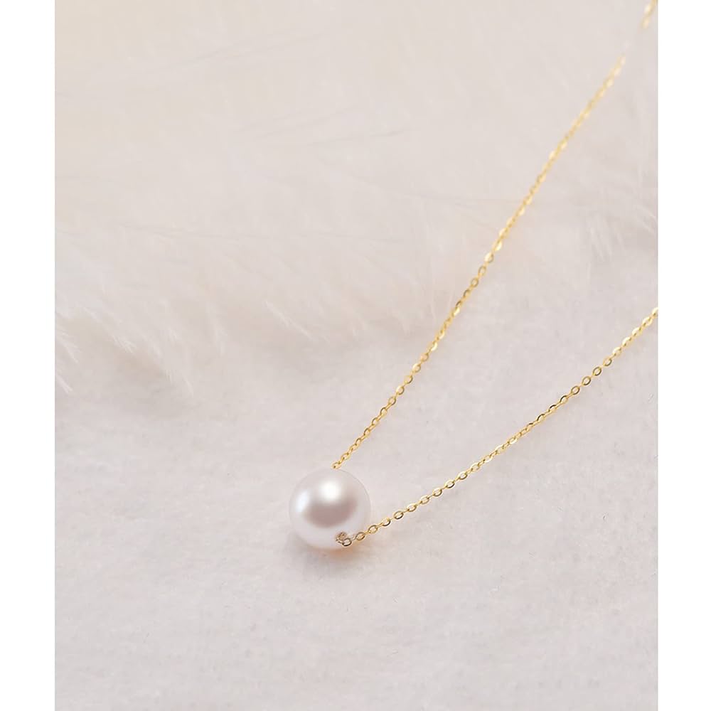 Amazon.co.jp: ネックレスパールネックレス 18 18K 正源海水真珠