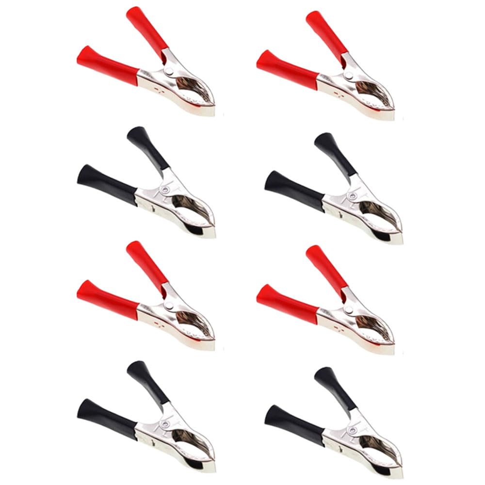 Zhengzhixingniu Red/Black 30A Jump Lead Clamps Heavy Duty Pure Copper Crocodile Clamps Car Battery Alligator Clips Heavy Duty Pure Copper Crocodile Car Battery Alligator Clips (8, )