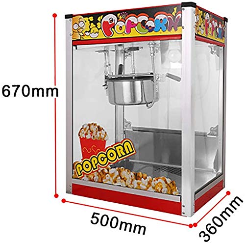 YFGQBCP Popcornmaschine Commercial Style Popcorn Popper Maschine - 1300W Elektro-Popcorn-Hersteller, große Kapazität… – Bild 3