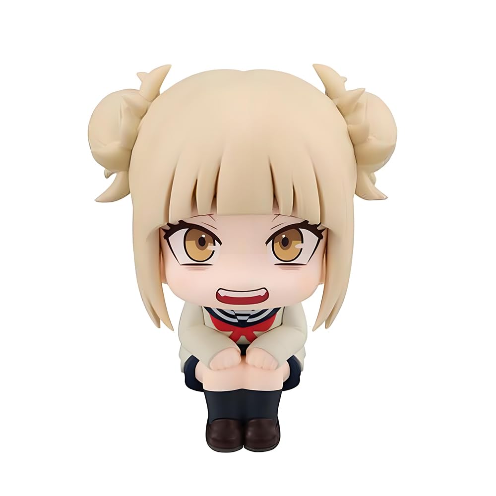 MHA cifras de acción Toga Himiko Figura de mirada hacia arriba, bonita figura de anime sentada Midoriya Izuku, estatua coleccionable, regalo de 3.9 pulgadas - 10cm - Tipo 6