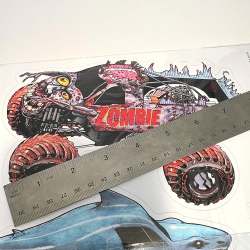 Prime Party Monster Jam Vinilos Decorativos 7 Piezas miniatura 4