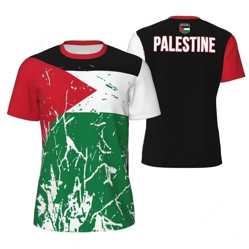 T-shirt drapeau Palestine pour vos activités d extérieur et le sport