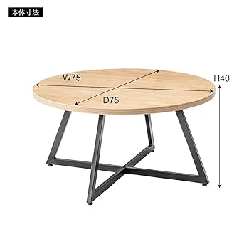 Amazon.co.jp: 東谷 ラウンドテーブルL-PT-336MIX ミックス