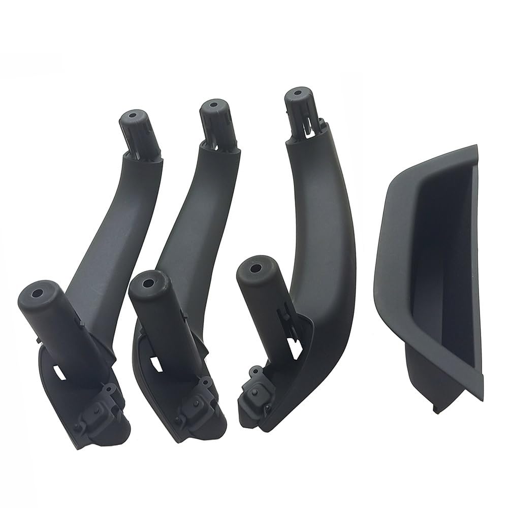 Jwlygmd Rhd Set Black Rhd Interior Door Pull Handle Armrest Panel Cover For Bmw X3 X4 F25 F26 2010-2016(Rhd Set Black)