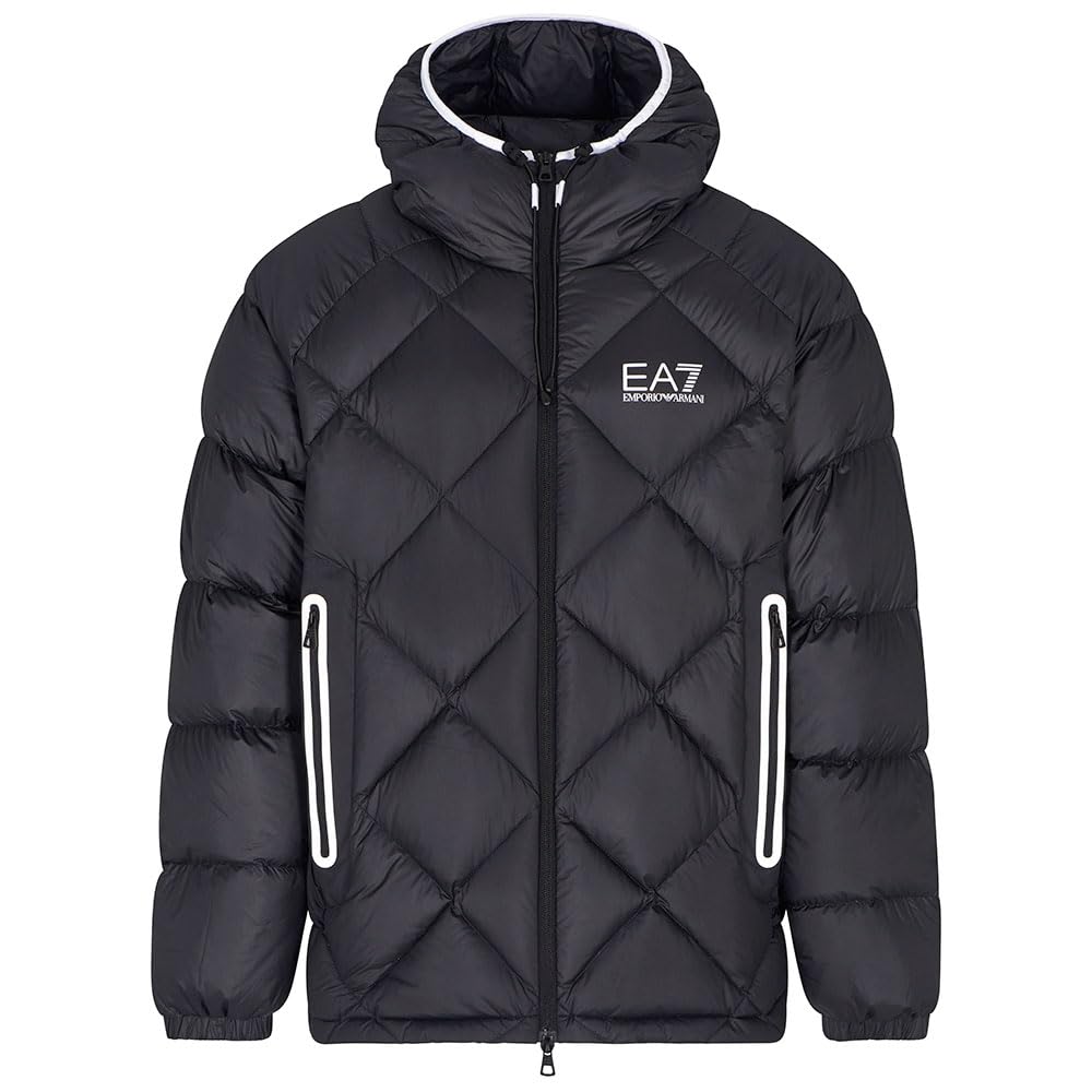 Ea7 Men's Black Emporio Armani 7M001001_af15923 Down Jacket M