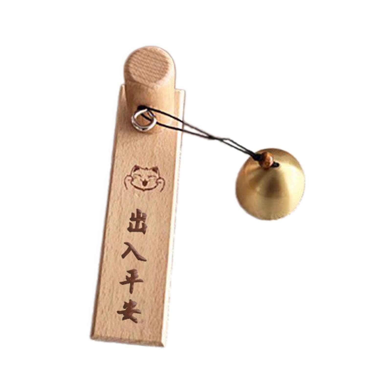 YUGSHNKFC Entrance Doorbell Wooden Entryway Alert with Sound Alarm for Apartment Hallway and Store Wall Decoration Wooden Alarm