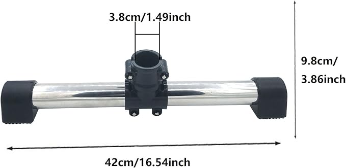 Ensamblaje electrónico T-Leg para batería con clamp y patas miniatura 6