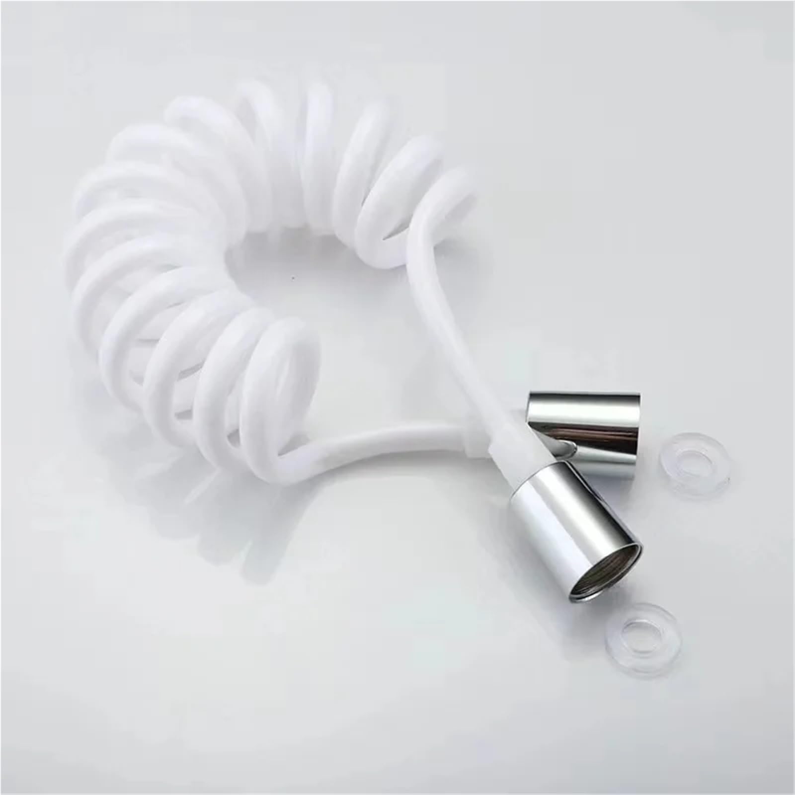 Lyxygmv White Shower Hose Long Bathroom Water Extension Plumbing Pipe Showerhead Tube Accessorie For Bathroom Showers(,200.0Cm)