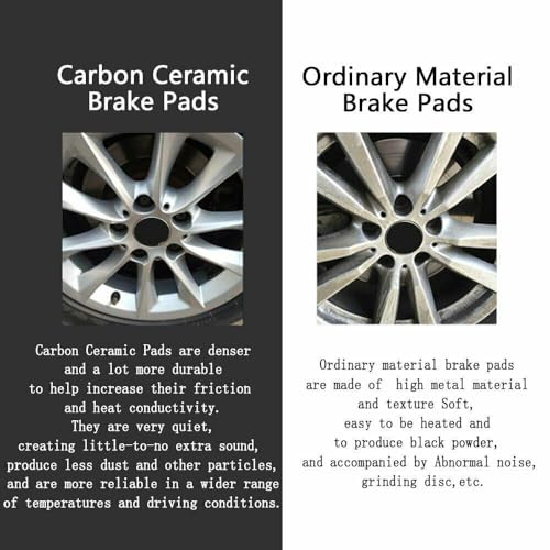 Image of Brakes Premium Ceramic Replacement Front Brake Pad Set For Toyota Camry RAV4 Lexus ES350 Avalon ES300h UX250h UX200 C-HR ES250 Venza