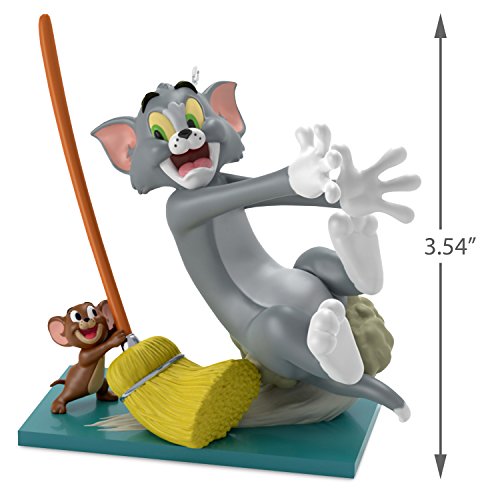 Hallmark Keepsake Christmas Ornament 2018 Year Dated, Tom and Jerry Mouse Cleaning - Thumbnail 6