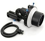 Morros Follow Focus Finder F3 for 15mm Rod Support DSLR and Video Cameras (F3 with Two Hard Stops)
