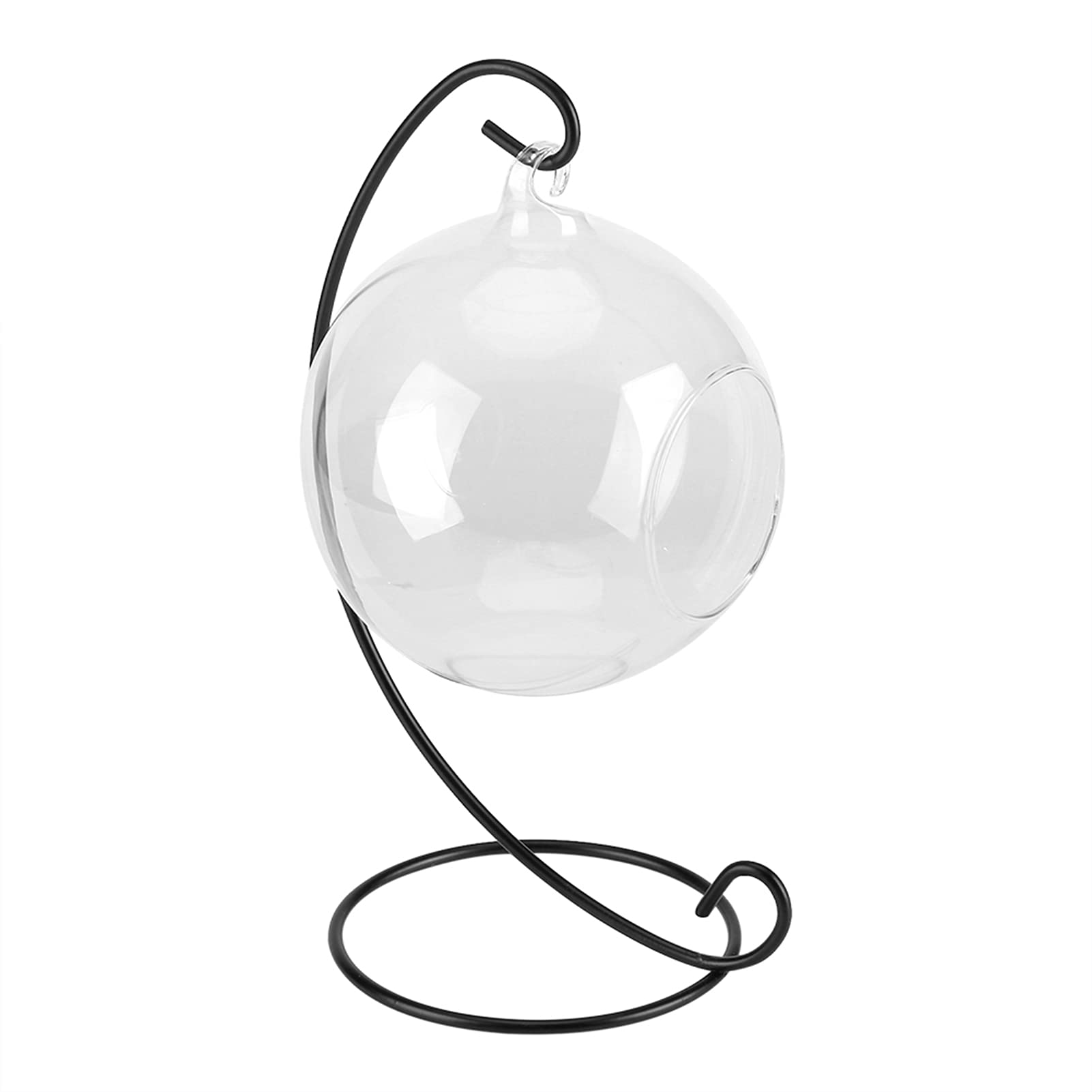 Vidrio De Borosilicato, Jarrón De Vidrio Colgante, Terrario Grande Con Marco Para Plantas De Aire, Jardineras Suculentas