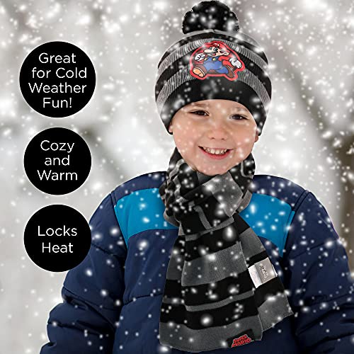 Nintendo NTFB4667AZ2 Boys Winter Hat, Scarf, And Kids Gloves Sets thumb #6