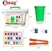 Bmag Counting Bears with Matching Sorting Cups,Number Color Recognition STEM Educational Toy for Toddler, Pre-School Learning Toy with 90 Bears,2 Tweezers,11 Activity Cards,1 Storage Box