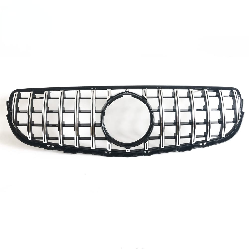 Photo 1 of FANCHANTS GT R Style Front Radiator Grille For 2015 2016 2017 2018 2019 Mercedes Benz GLC W/X253 GLC300 GLC350e GLC250 (SILVER)