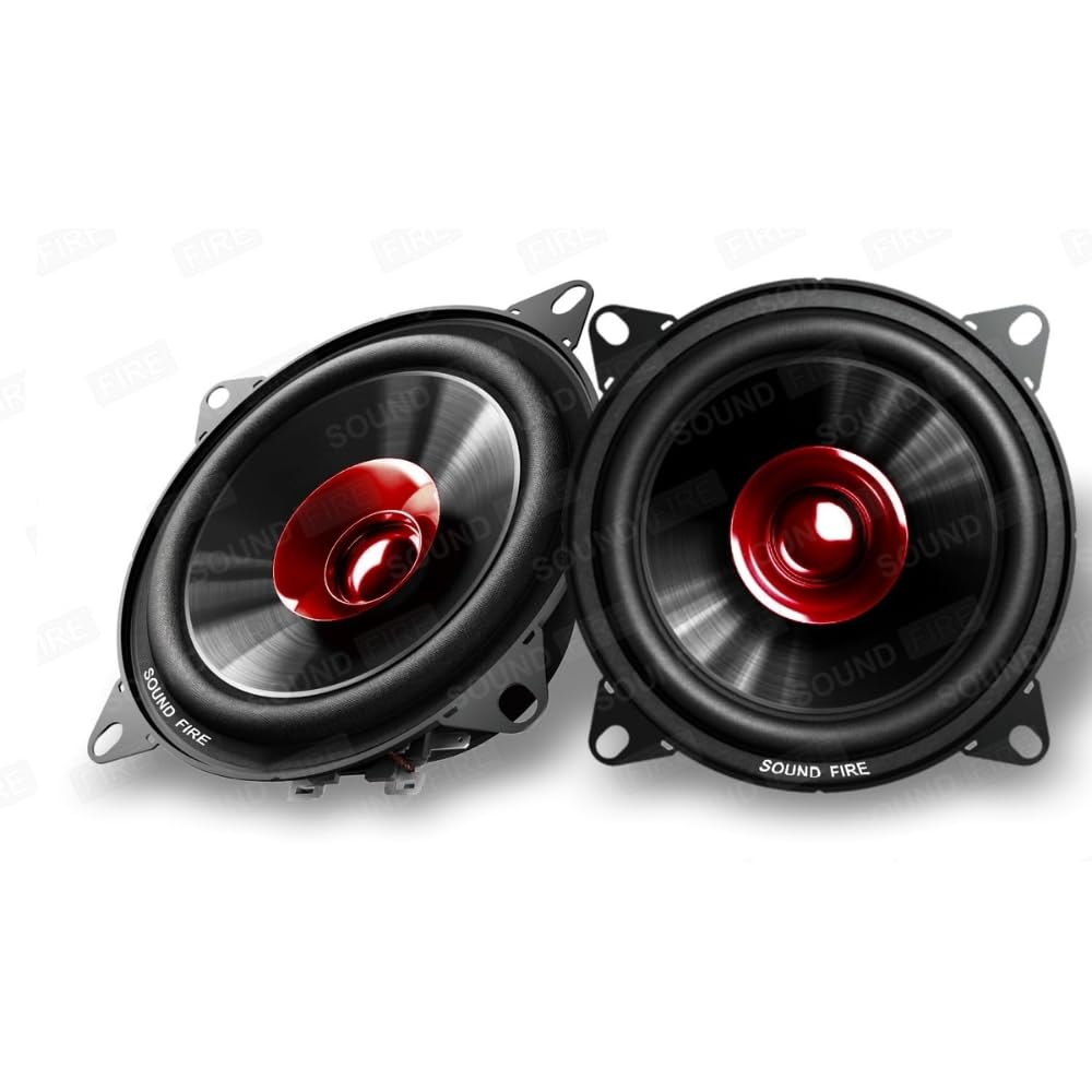 SOUND FIRE SF-415CX (RED) Performance Series Dual 200W 4" Inch Coaxial Car Speaker-image-44
