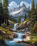 Photo Gallery lfyniors punto croce kit da ricamare paesaggio di cascata nella foresta di montagna 14ct prestampati kit di ricamo schemi per principianti stampati schemi ricamare decorazione 80x100cm Photo Gallery lfyniors punto croce kit da ricamare paesaggio di cascata nella foresta di montagna 14ct prestampati kit di ricamo schemi per principianti stampati schemi ricamare decorazione 80x100cm